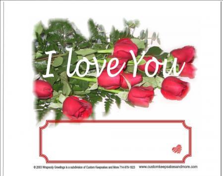 i love you for ever/////////yes or now?